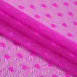 Polka Dot Stretch Mesh Fabric