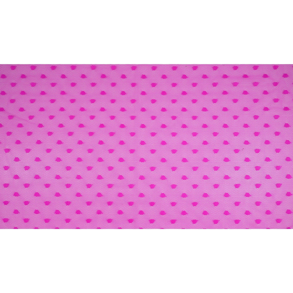 Polka Dot Stretch Mesh Fabric