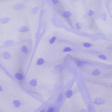 Polka Dot Stretch Mesh Fabric