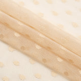 Polka Dot Stretch Mesh Fabric