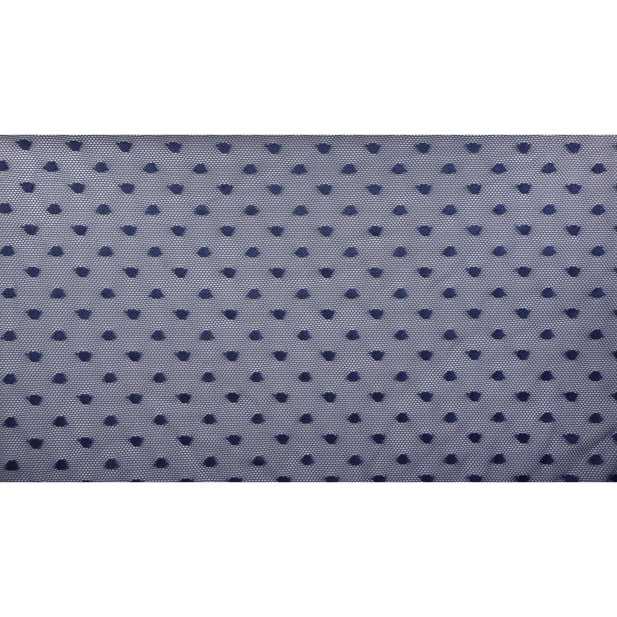 Polka Dot Stretch Mesh Fabric