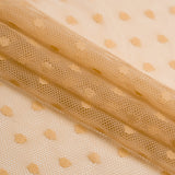 Polka Dot Stretch Mesh Fabric