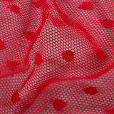 Polka Dot Stretch Mesh Fabric