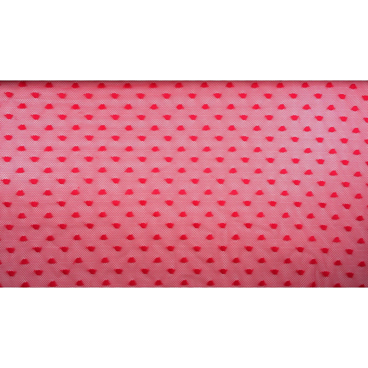 Polka Dot Stretch Mesh Fabric