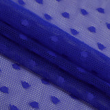 Polka Dot Stretch Mesh Fabric