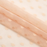 Polka Dot Stretch Mesh Fabric