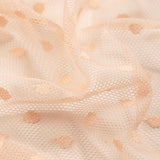 Polka Dot Stretch Mesh Fabric