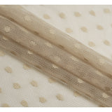 Polka Dot Stretch Mesh Fabric