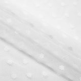 Polka Dot Stretch Mesh Fabric