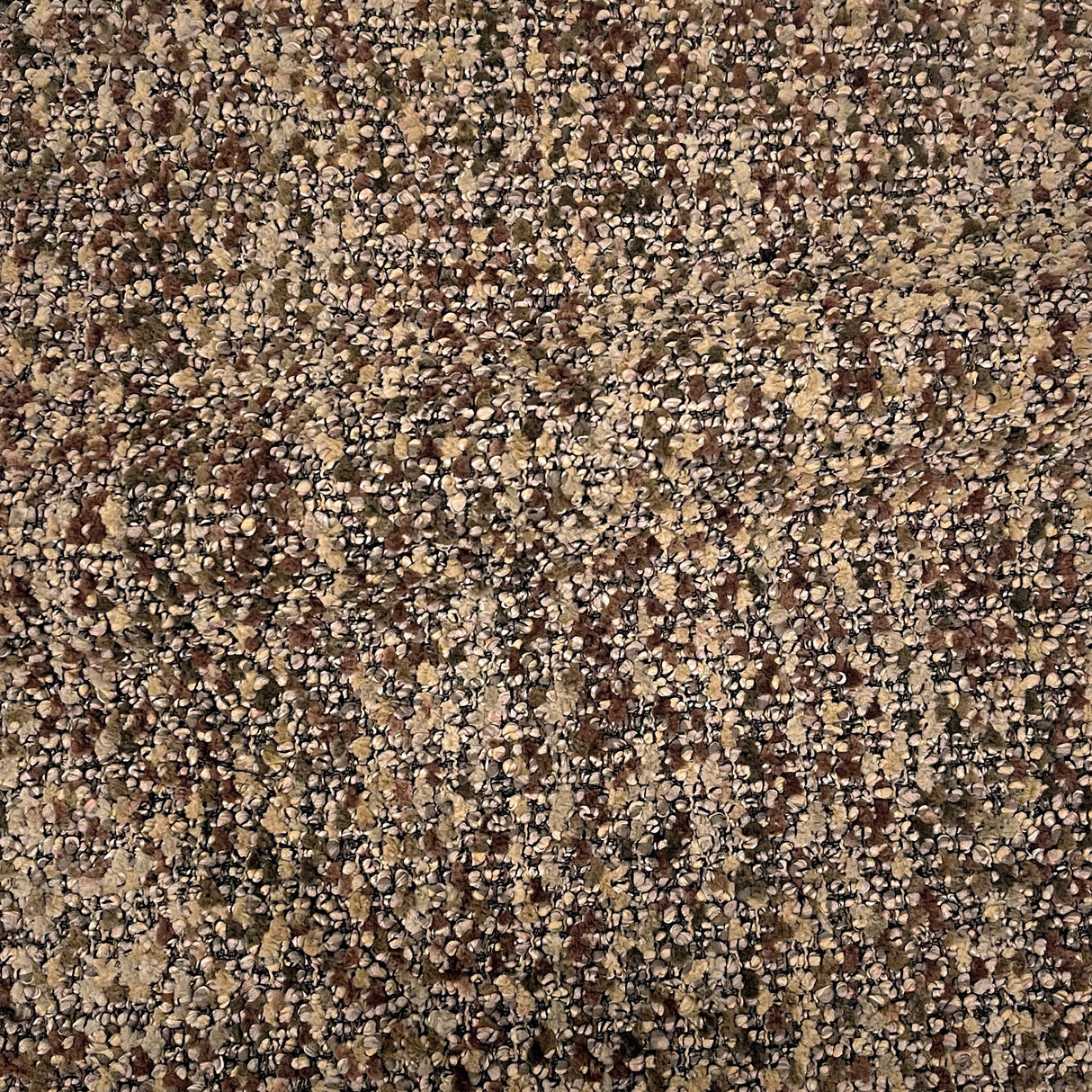Boucle Upholstery Fabric by the Yard - Cora Solid Multi-Tonal Texture