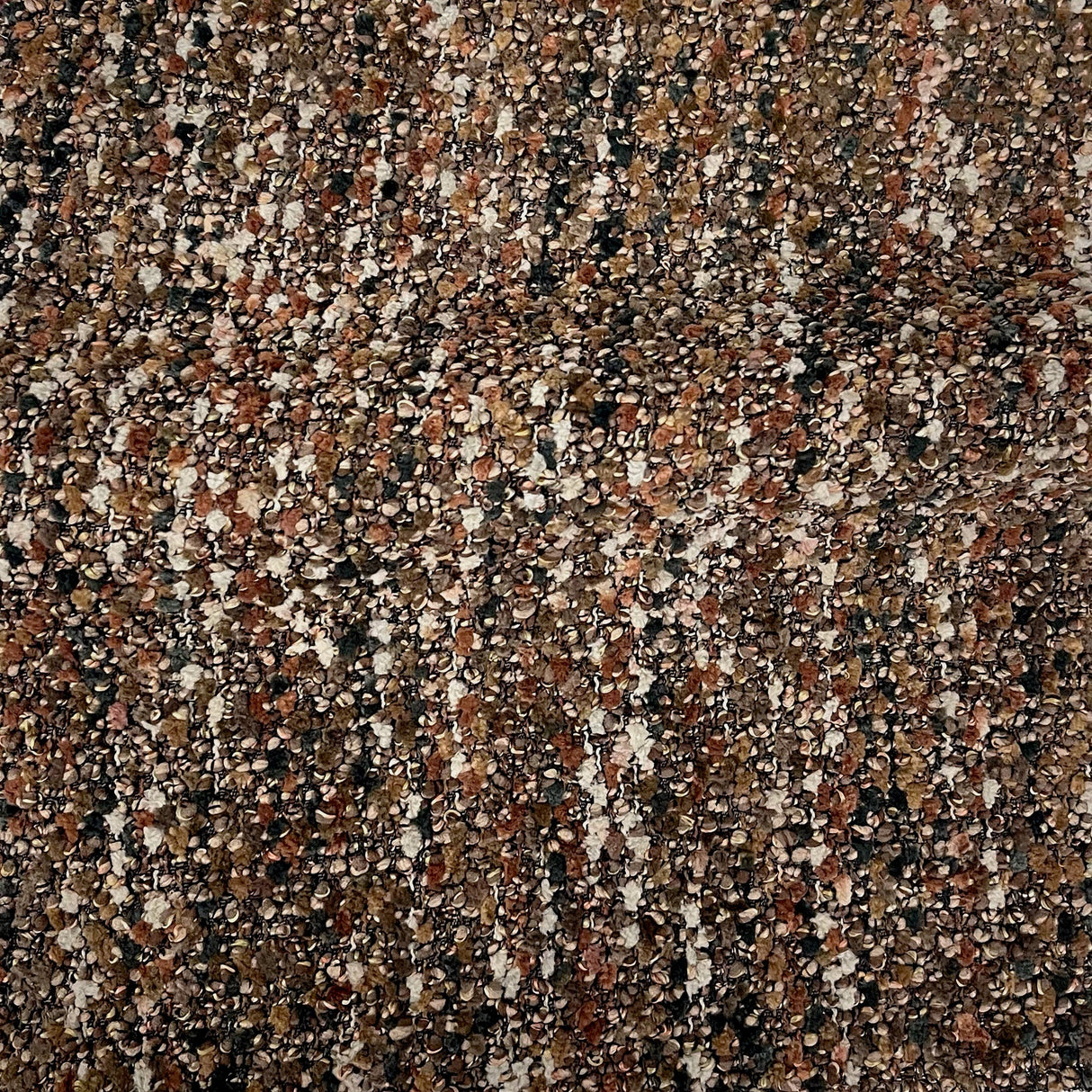 Boucle Upholstery Fabric by the Yard - Cora Solid Multi-Tonal Texture