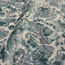 Cut Velvet Upholstery Fabric Florian Botanical Paisley