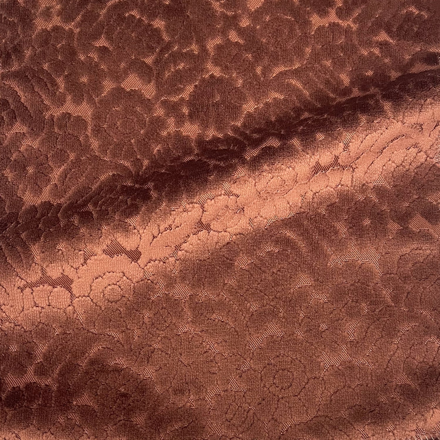 Cut Velvet Upholstery Fabric Eleanor Botanical Flair by the Yard