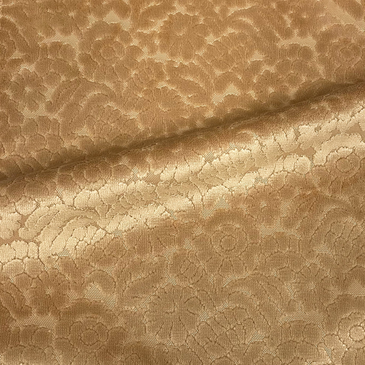 Cut Velvet Upholstery Fabric Eleanor Botanical Flair by the Yard