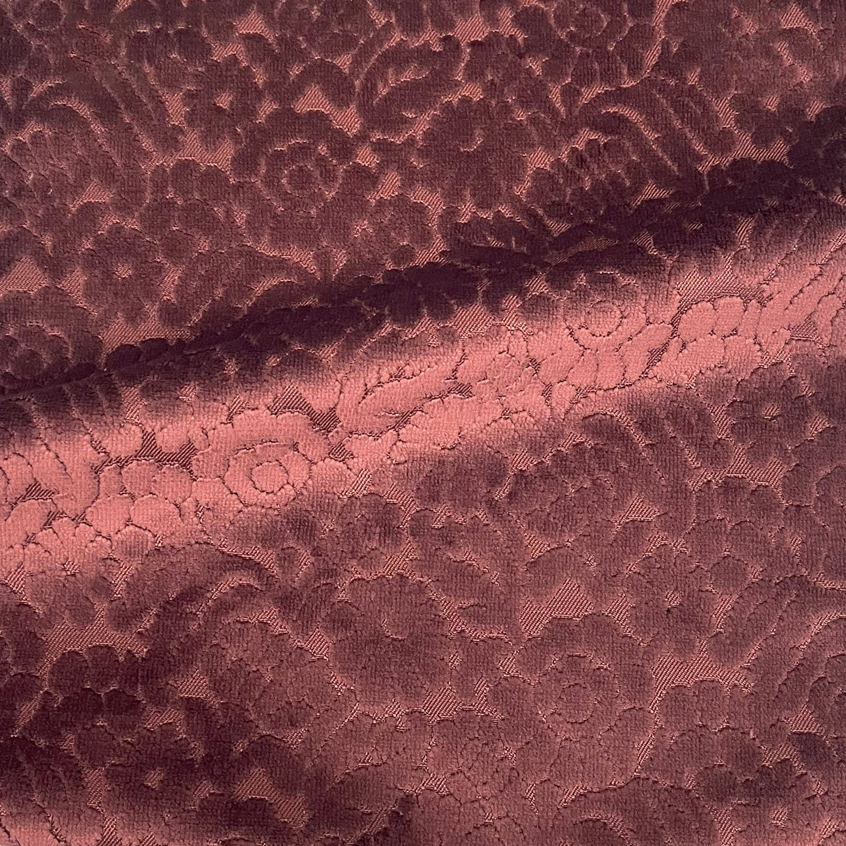 Cut Velvet Upholstery Fabric Eleanor Botanical Flair by the Yard