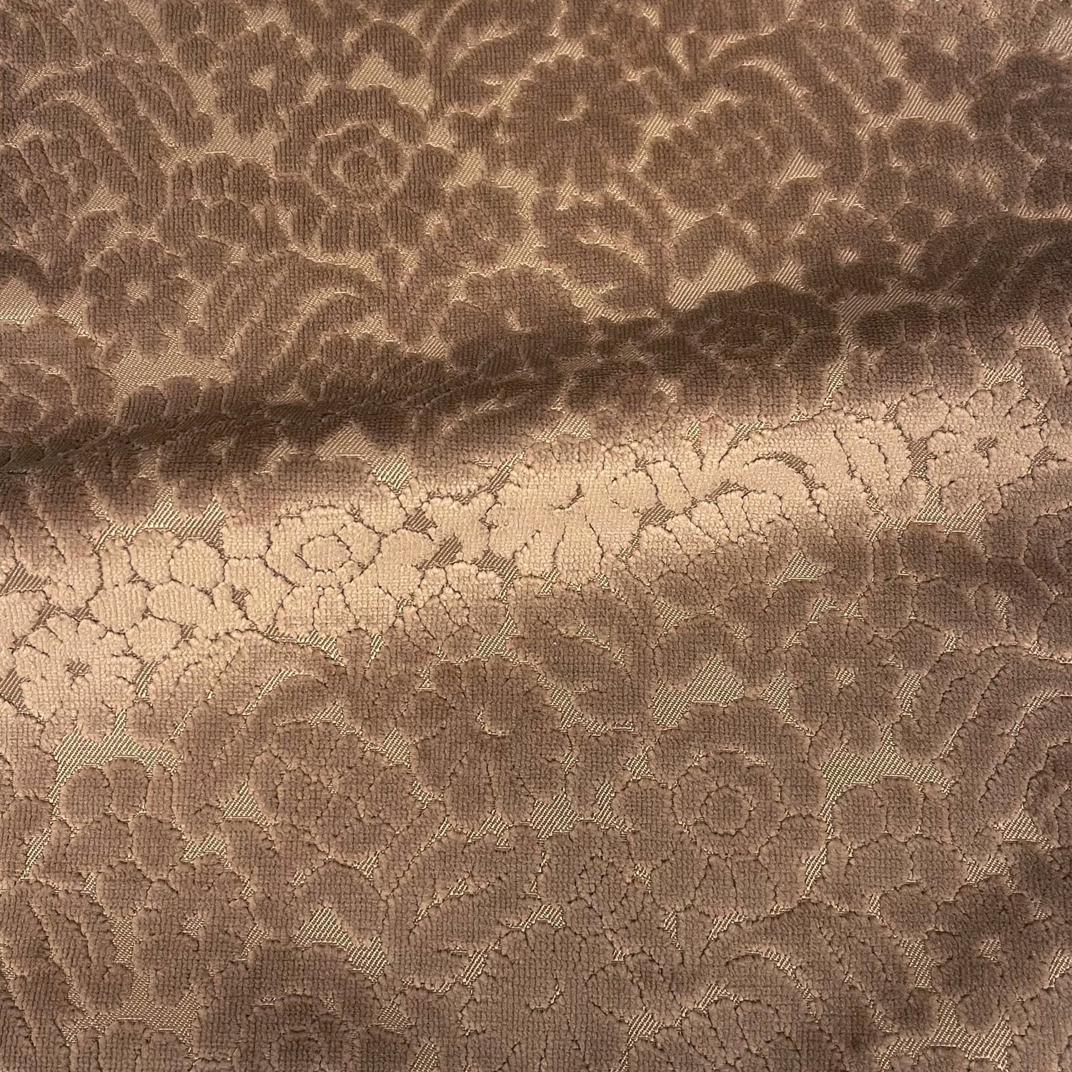 Cut Velvet Upholstery Fabric Eleanor Botanical Flair by the Yard