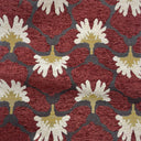 Chenille Upholstery Fabric Battery Floral Pattern