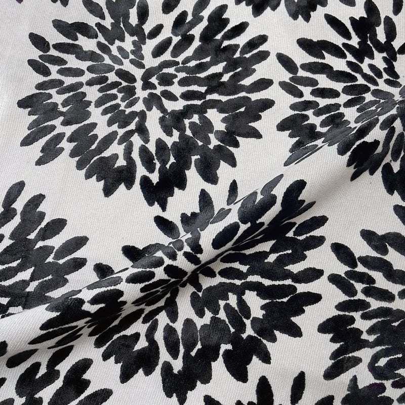 Burnout Velvet Upholstery Fabric Tuscany Fiori Floral
