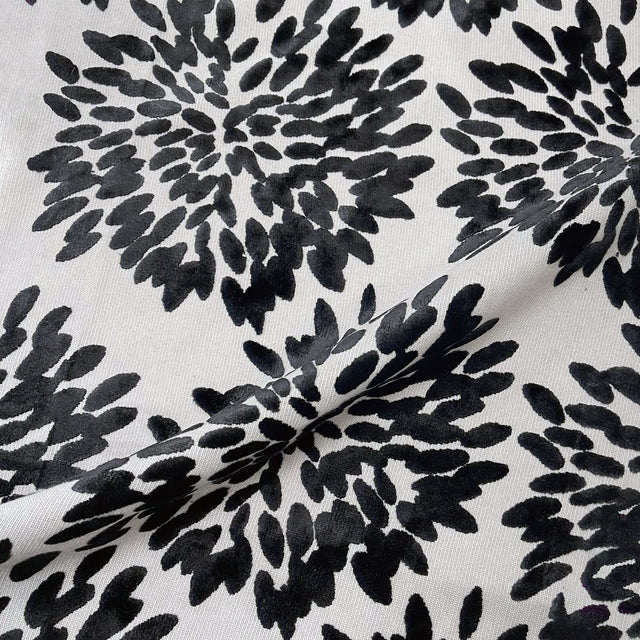 Burnout Velvet Upholstery Fabric Tuscany Fiori Floral