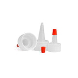 Tops with Caps, for SQ Squeeze Bottles, 1/2oz