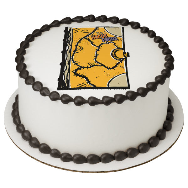 Hocus Pocus Spell Book Edible Image Cake Topper Halloween Personalized Birthday Sheet