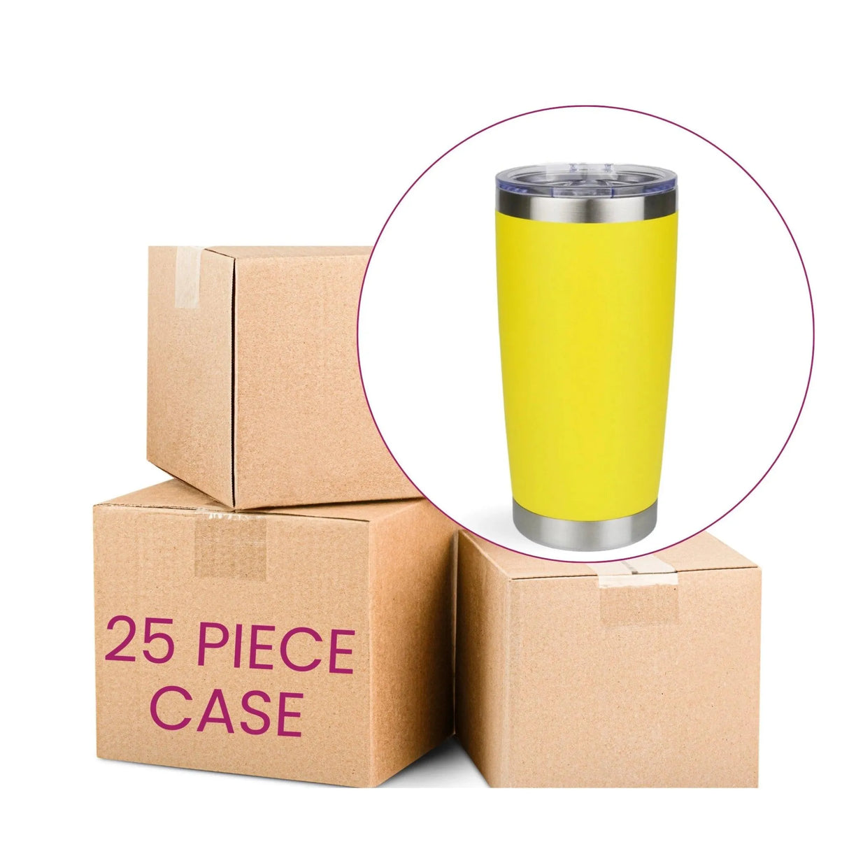 20 oz Travel Tumbler  - Yellow