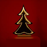 12.5" Tree Infinity Light – Battery Operated Decorative LED Lamp