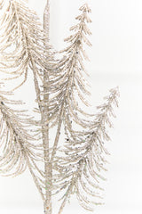 29" Platinum Glitter Tree Spray