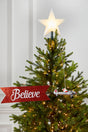 Santa's Biplane Tree Topper