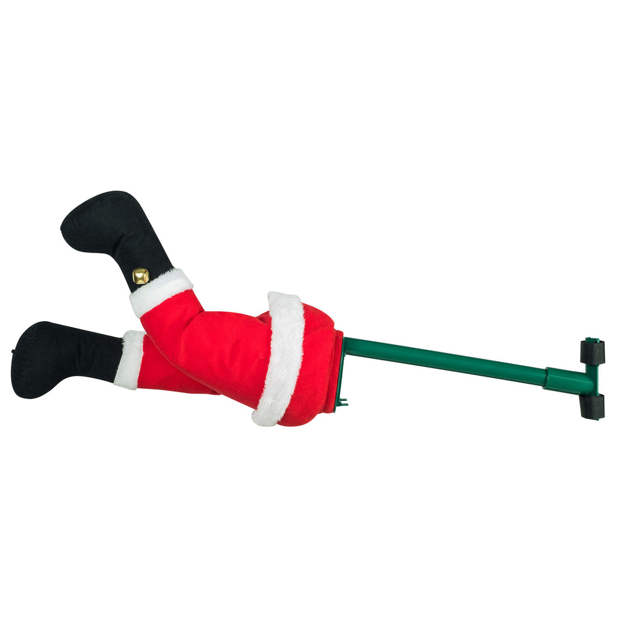 Animated Treeside Santa Kickers 16Inch Christmas Decor