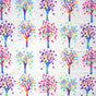 Cotton Lycra Trees of Life Knit Fabric