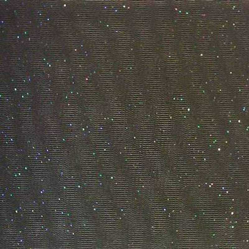1 Yard Tricot Solid Black with Glitter Fabric 58/60 Inches Wide
