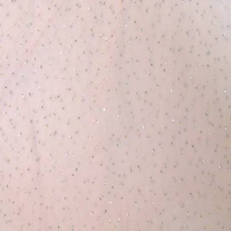 1 Yard Tricot with Dot Glitter Pink Tulle Fabric, 58/60″ Wide 100% Nylon
