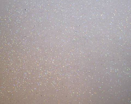 Tricot W/Iridescent Sparkle Baby Pink Nylon Fabric - Iridescent Sparkle, Baby Pink, 58/60" Width (1 Yard)
