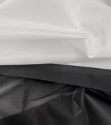 Tricot Fusible Interfacing Polyester Fabric - Black, White, 60" Width
