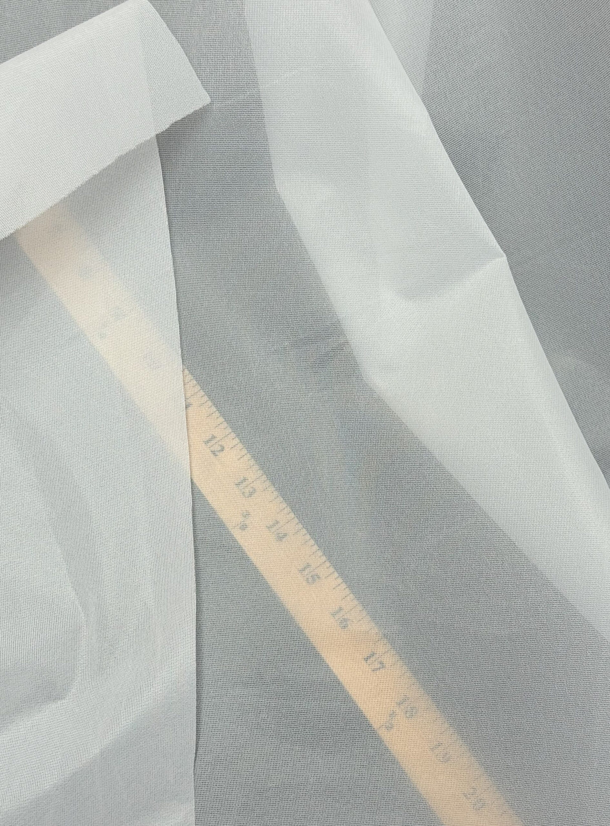 Tricot Fusible Interfacing Polyester Fabric - Black, White, 60" Width