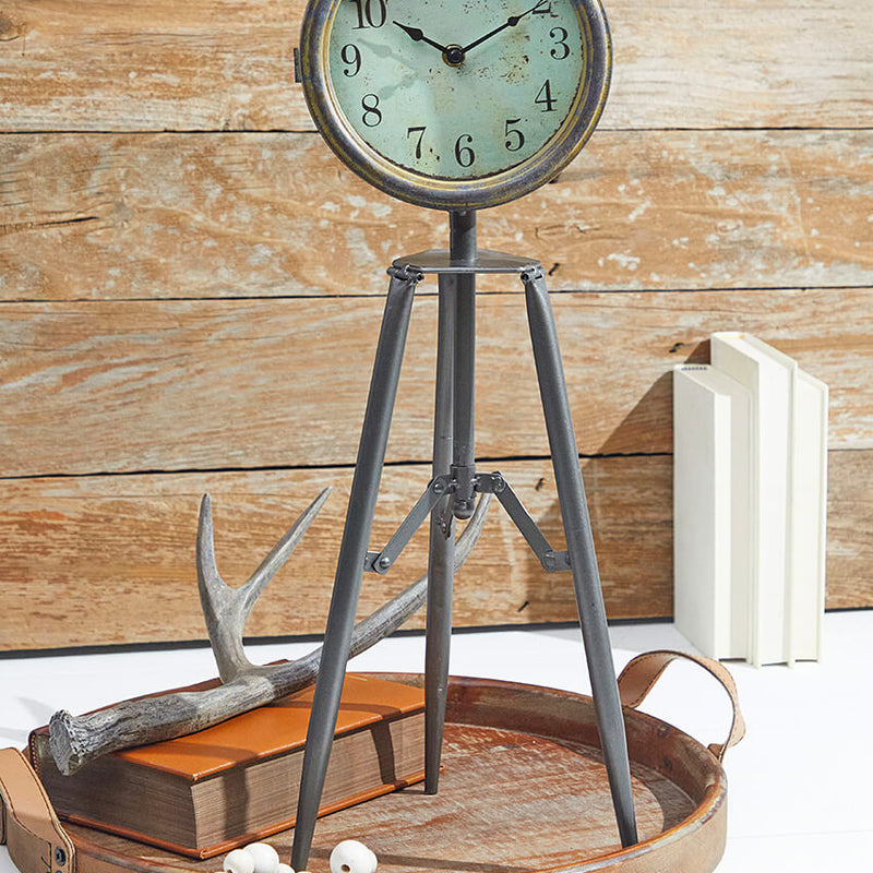 23” Telescope Tripod Desk Clock