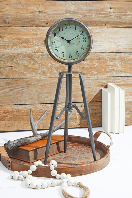 23” Telescope Tripod Desk Clock