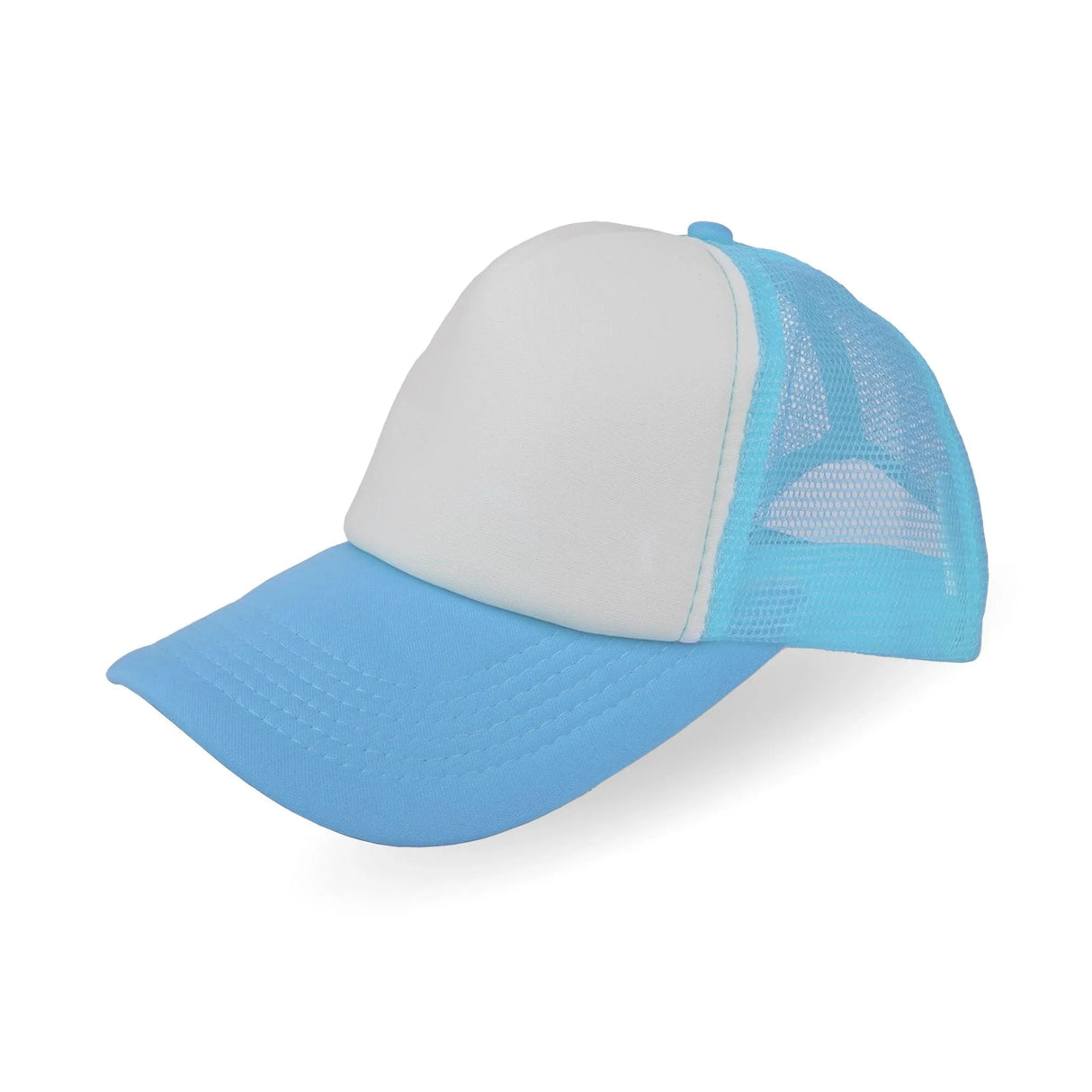 Trucker Hat - Blue & White (One Size Fits All)