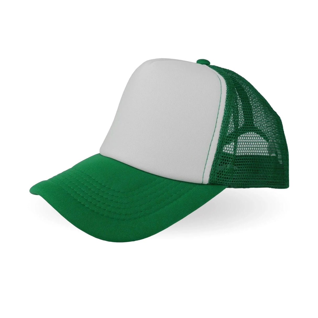 Trucker Hat - Green & White (One Size Fits All)
