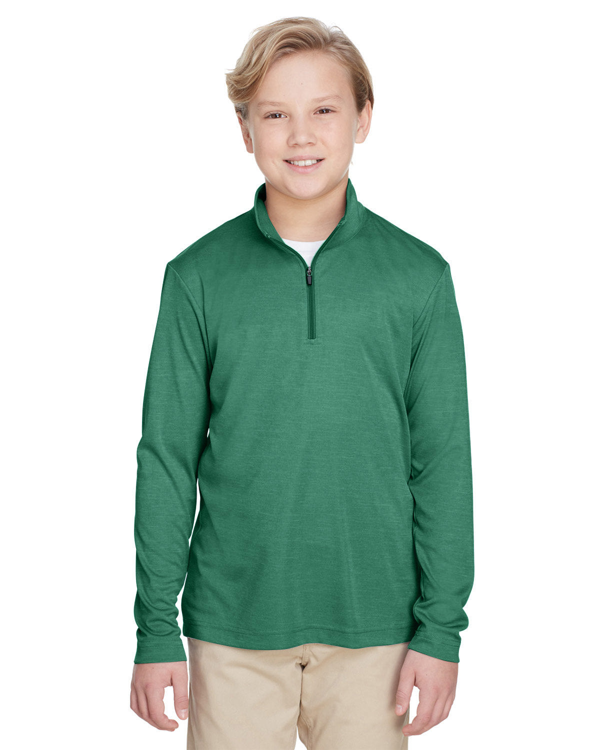 Youth Zone Sonic Heather Performance Quarter-Zip