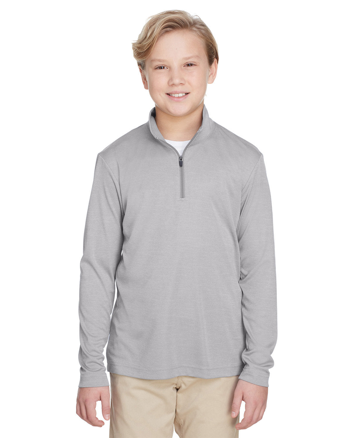 Youth Zone Sonic Heather Performance Quarter-Zip