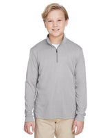 Youth Zone Sonic Heather Performance Quarter-Zip