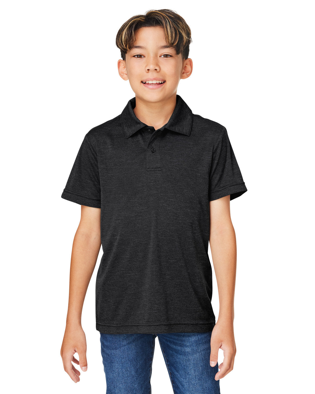 Youth Zone Sonic Heather Performance Polo