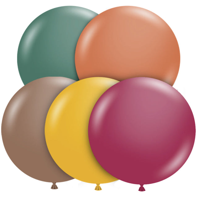 Latex Balloons Autumn Assortment 17 Inch