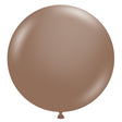 Latex Balloons 17 Inch TUFTEX Cocoa Brown