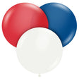 Patriotic Assortment Latex Balloons 17 Inch