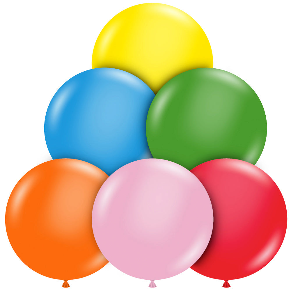 Latex Balloons 17 Inch TUFTEX Standard Assortment