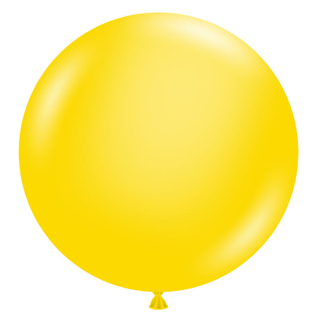 17 Inch Latex Balloons Yellow