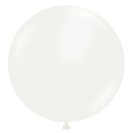 24 Inch White Latex Balloons